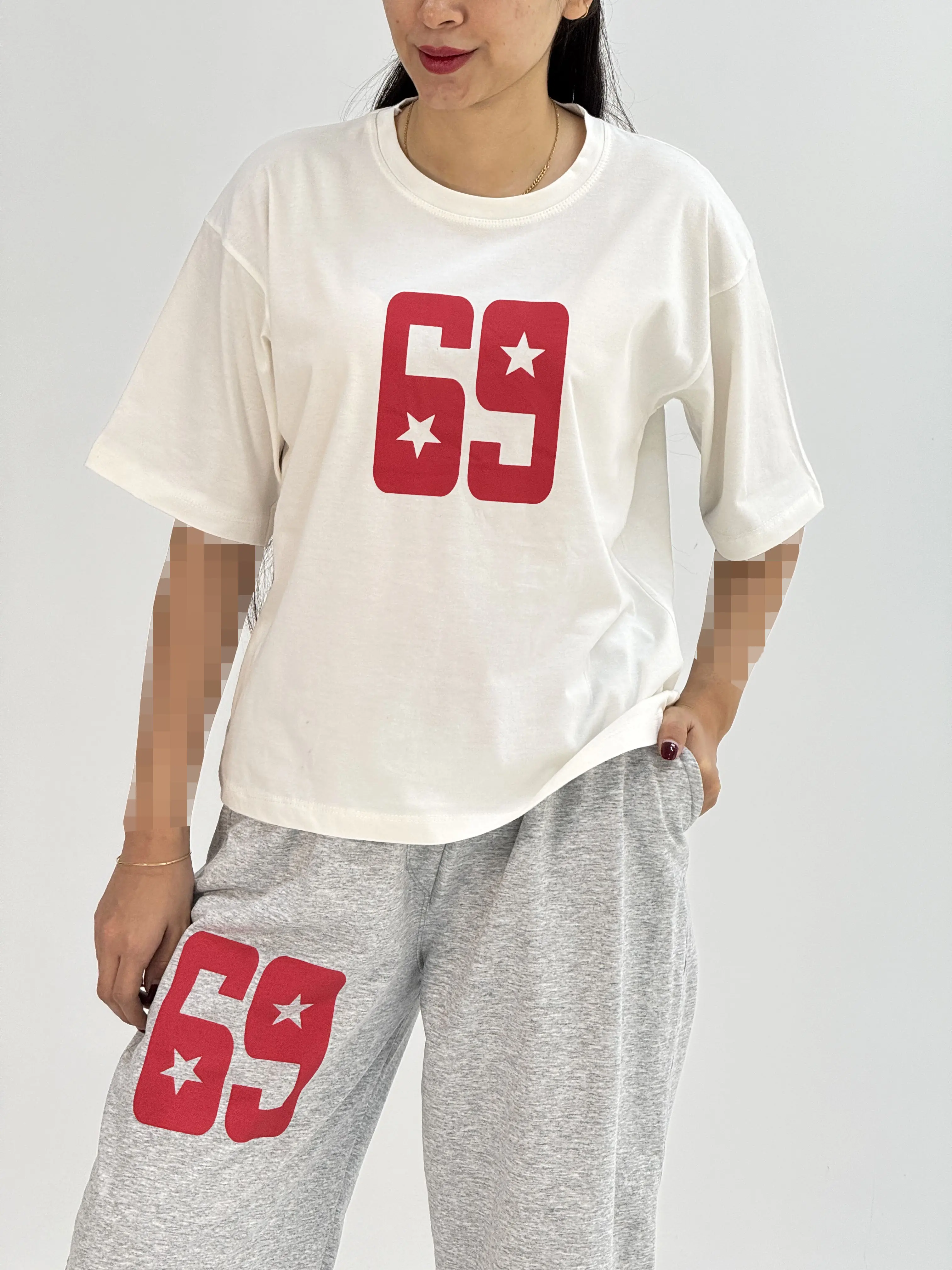 ست تیشرت و شلوار 69//آراسز